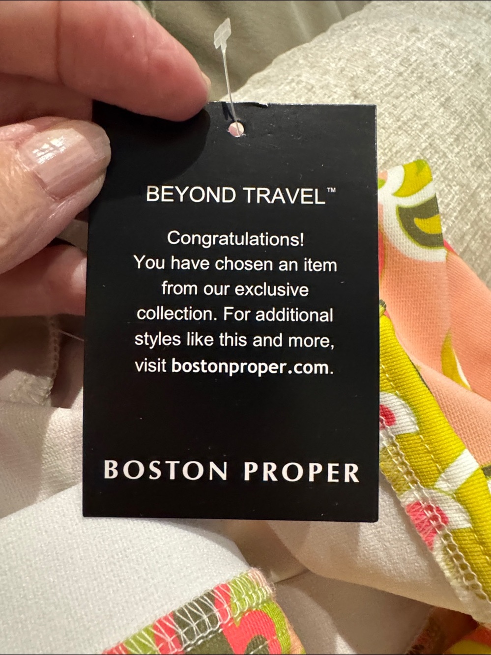 Boston proper BEYOND TRAVEL TROPICAL Pucci PRINTED HIGH RISE PALAZZO PANT NWT - Picture 5 of 5